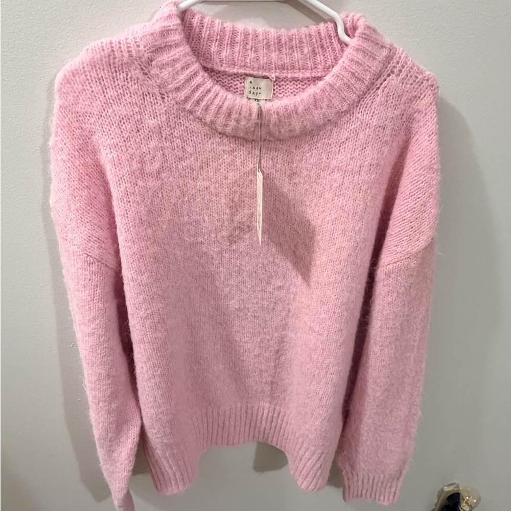 a new day Soft Pink Cowl Neck Sweater